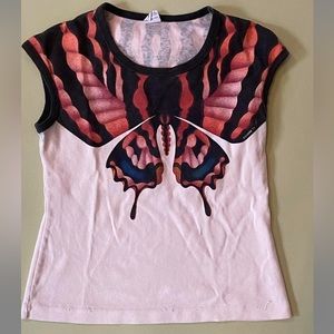 ISO 70s SCARAB BUTTERFLY TSHIRT